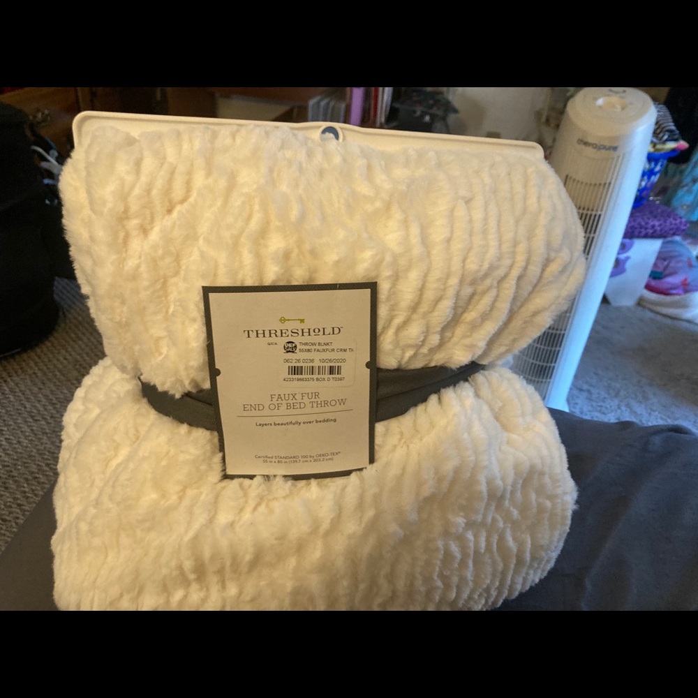 Threshold throw blanket